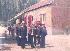 Official flag delivery ceremony in 1979