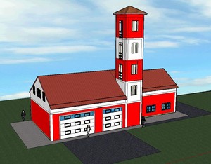 Idejno rješenje novog Vatrogasnog doma Društva